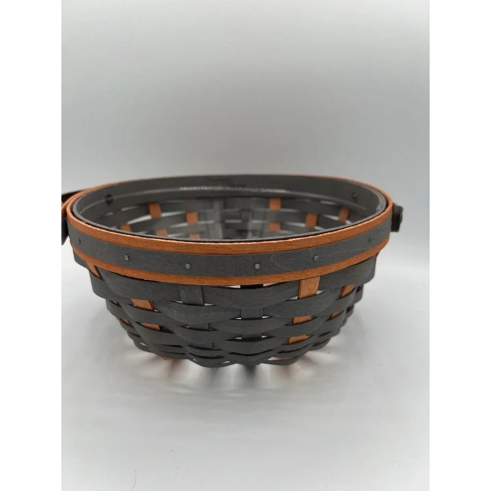 Dresden & Co Like‎ Longaberger Cross Bottom Bowl Basket W/Protector -EUC